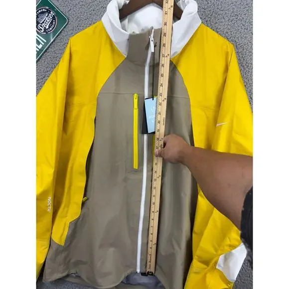 Nike x Nocta Vivid Sulfur L'Art Bala Tech Jacket Mens XXL Yellow NEW 2XL $500
